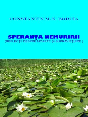 cover image of Speranța nemuririi
